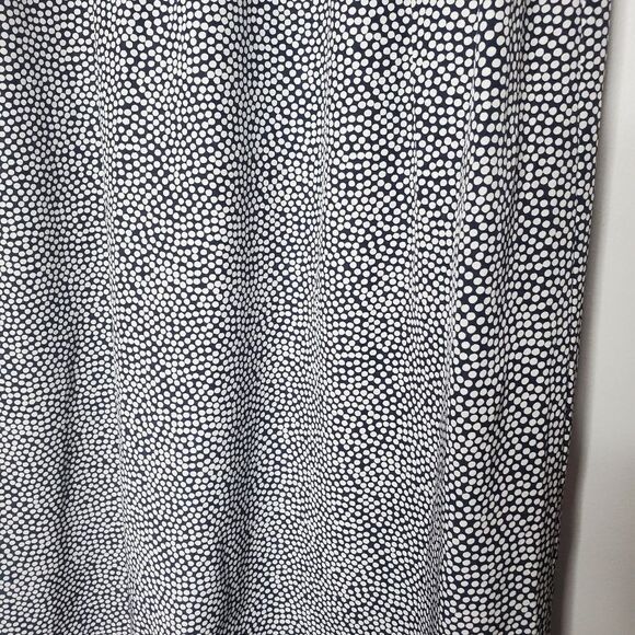 Liz Robert's 14 Vintage Long Sleeve Dress Blue Navy Polka Dot Print - Picture 5 of 15